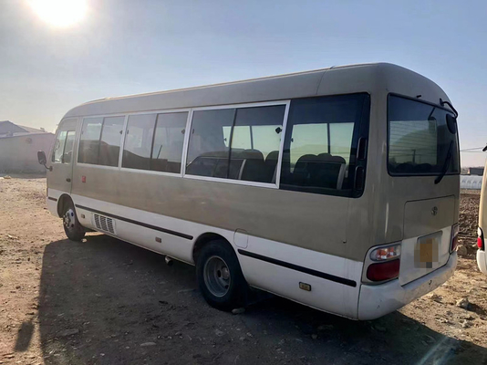 26 Sitze verwendetes TOYOTA-Küstenmotorschiff Mini Bus Passenger Tourism Bus mit elektrischer Tür