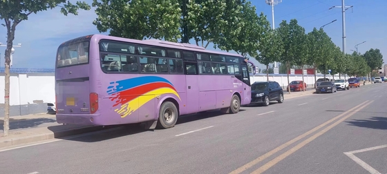 2014-jähriges 45 Sitze verwendetes Yutong transportiert Diesel ZK6102D-Trainer-Bus Front Engine Two Door LHD