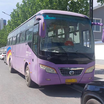49 Sitze benutzte Blattfeder-Suspendierung Trainer-Buses Rhds Front Engine Yutong ZK6102D