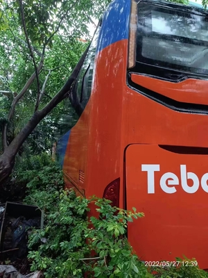 60 Sitze benutzter Wuzhoulong-Bus mit dem Dieselmotor RHD, der KEINEN Unfall steuert