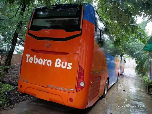 60 Sitze benutzter Wuzhoulong-Bus mit dem Dieselmotor RHD, der KEINEN Unfall steuert
