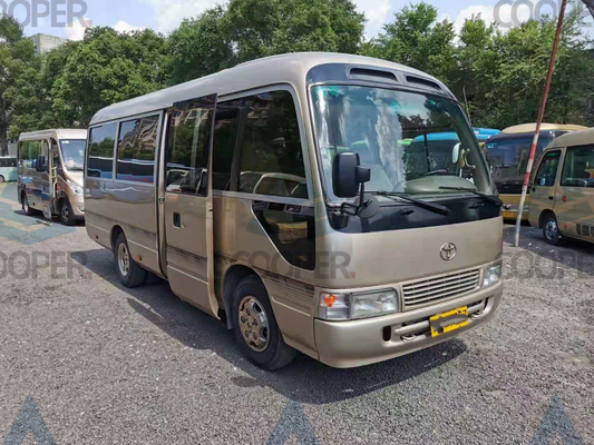 23-29 Sitze benutzter benutzter Bus Toyota-Bus-Toyotas Küstenmotorschiff mit innerer Luxusdekoration