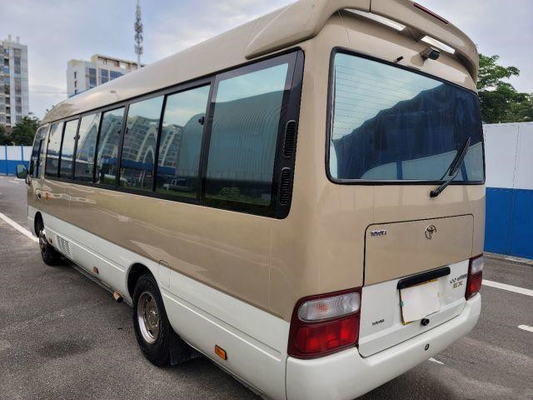 29seats benutzte Benzinmotor Toyota-Küstenmotorschiff-Bus-Mini Van Coach Bus Useds 2TR