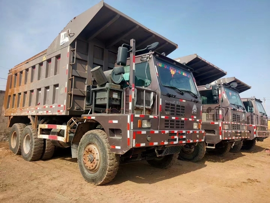 HOWO-Bergbau-Kipplaster mit 80 - 120 Tonnen übergeben an zweiter Stelle LKW für Verkauf