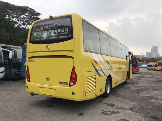 An zweiter Stelle benutzte Hand reisende Passagier-Bus-Dieselmotor-Stadt Yutong Rhd Lhd 170 die Kilowatt