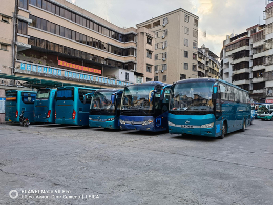 Benutzter Sitz-an zweiter Stelle Hand-Kinglong-Bus des Passagier-Bus-Dieselmotor-Bus-47 für Verkauf