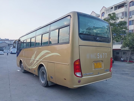 Langstrecken- Sitzefront engine buss 35 Klimaanlage Yuchai-Maschine Yutong-Bus-ZK6792D