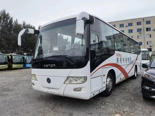 Benutzter Reise-Bus verwendete Plan-weiße Farbe der Foton-Bus-BJ6103 Weichai Maschinen-55 der Sitz2+3