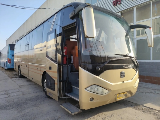 Benutzte Reise-Bus Yuchai-Maschinen-Doppeltüren 53 Sitze 12 Meter zweite Hand-Zhongtong-Bus LCK6125