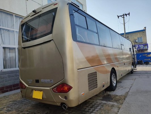 Benutzte Reise-Bus Yuchai-Maschinen-Doppeltüren 53 Sitze 12 Meter zweite Hand-Zhongtong-Bus LCK6125