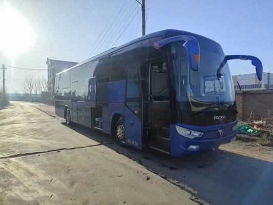 Sekunden-Handtouristenbus Weichai-Maschine 12 Meter-Doppeltüren 50 Sitze Wechselstrom verwendetes Foton BJ6122