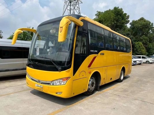 Benutzter Sitz-Schaltgetriebe-A/C gleitendes Fenster-2. Hand-Kinglong-Bus XMQ6759 Passagier-Bus Yuchai-Maschinen-33