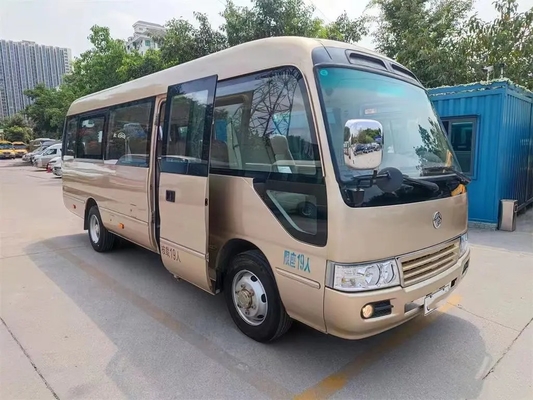 Zweite Hand Mini Bus Front Engine 19 Sitze goldenes Dragon Coaster External Swinging Door XML6700