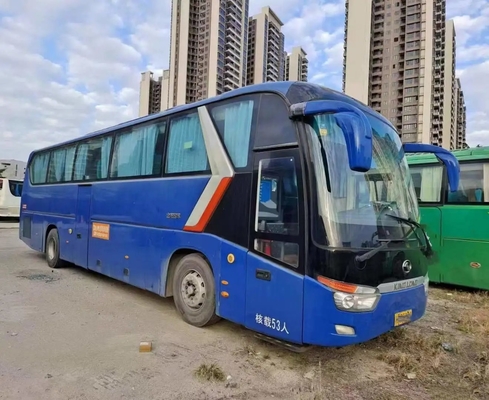 Benutzter Bus und Trainer Middle Door 12 Meter Sitz-Hand-Kinglong-Bus XMQ6129 an zweiter Stelle versiegelnd des Fenster-53