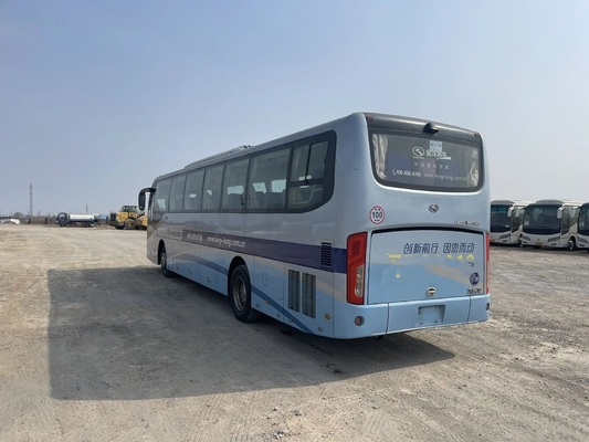 2. Hand-Bus 2016-jährige benutzte Sitz-Yuchai-Maschine der Kinglong-Bus-XMQ6120 hellblaue Farbe-48 12 Meter