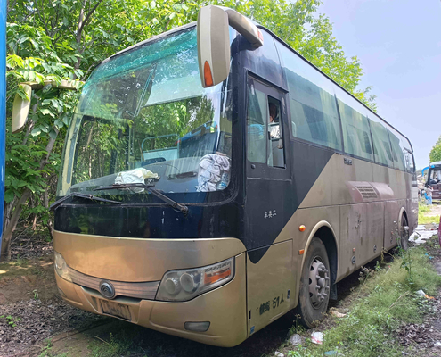 Junge Tong Bus 51 setzen goldenen Farbdichtungs-Fenster EURO III 10,5 Heckmotor benutzten Yutong-Meter Bus-ZK6110