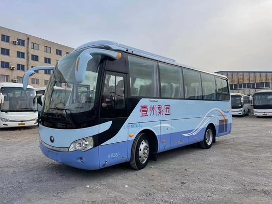 Benutzte Sitz2. Handjunge Tong Buss ZK6808 des Durchfahrt-Bus-einzelne Tür linke Hand-Antriebs-35 8 Meter