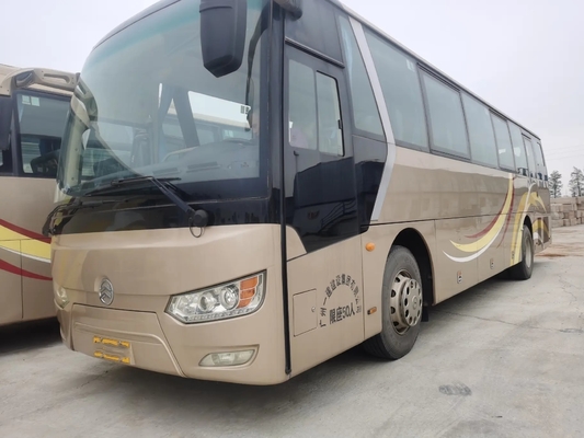 Sitz-Weichai-Maschine 245hp des Dieselmotor-Bus-50 benutzte goldene Blattfeder-einzelne Tür des Drache-XML6112 mit A/C