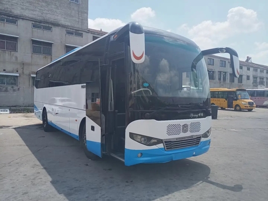 Benutzter Kirchen-Bus Front Engine 6 Blattfeder-45 Sitze der Zylinder-220hp mit Klimaanlage Zhongtong LCK6108D