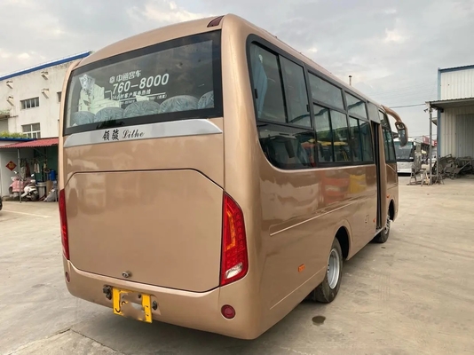 Benutzte Sitzgleitendes Fenster-Front Engine Withs Mini Bus External Swinging Doors 25 A/C 2. Hand Zhongtong Lck6660d