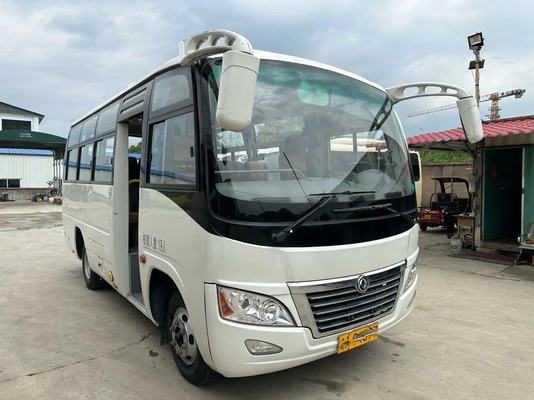 Benutzte 2018-jährige Klimaanlage Front Engine 19 Mini Coachs setzt gleitendes Fenster Dongfeng-Bus-DFA6601