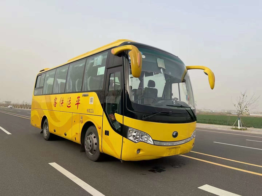 Benutzter Sitz2015-jähriger Singl-Beifahrertür-Ferntransport der Autobus-35 benutzte Youngtong-Bus ZK 6808