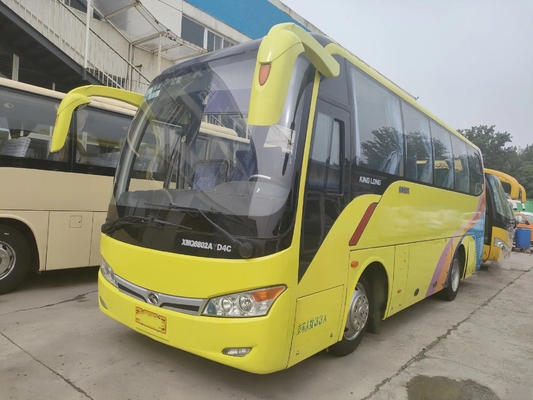 Benutzter 2015-jähriges 33 Sitz-einzelnes Tür-Gepäckraum-Dichtungs-Fenster-2. Hand-Kinglong-Bus XMQ6802 Mini Coachs