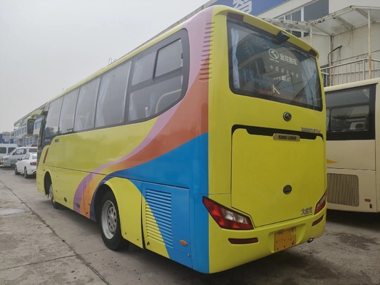 Benutzter 2015-jähriges 33 Sitz-einzelnes Tür-Gepäckraum-Dichtungs-Fenster-2. Hand-Kinglong-Bus XMQ6802 Mini Coachs