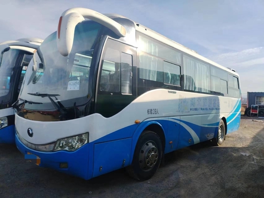 Youngtong 39 Sitzplätze Gebraucht Shuttle Bus ZK6879 Blatt Feder Eintür gut A / C