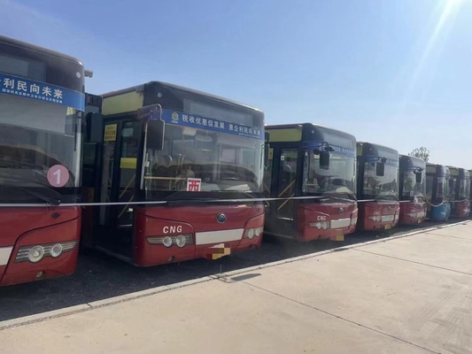 49 Sitzplätze Gebrauchtstadtbus 100 Passagiere Yutong Zk6125 Cng Motor Doppeltür