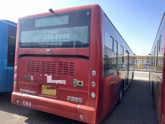 49 Sitzplätze Gebrauchtstadtbus 100 Passagiere Yutong Zk6125 Cng Motor Doppeltür