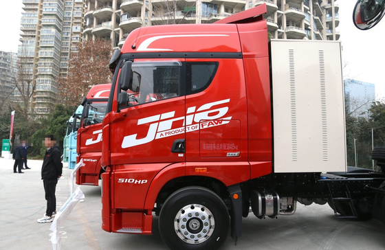 Traktor Anhänger Lkw Jiefang JH6 6*4 Antrieb 510 PS CNG Weichai Motor Euro 6