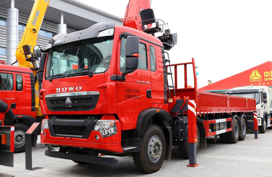 8x4 Lastwagen Kran montiert Chinesische Marke Howo 350 PS Weichai Motor XCMG Arm Starke Leistung