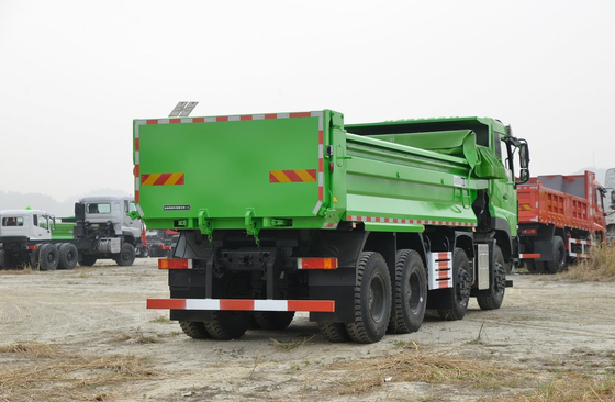 Gebraucht Donfeng Tipper Truck Tianlong Kabine 8*4 Schwerlast 350 PS Dump Truck 5,6 Meter Box