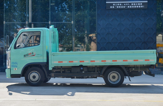 Gebrauchtes LKW Einzelkabine Foton Leichtwagen Flachbett 3,7 Meter lang Doule Hintertriebe