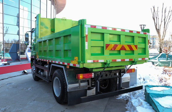 8 Tonnen kleiner Müllwagen zum Verkauf Shacman Tipper 3,75 Meter Box Einzelachse 200L Öltanker