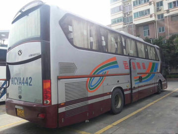 Große benutzter Durchfahrt-Bus Kinglong Marke 100 Km/H Höchstgeschwindigkeit mit 50 Sitzen