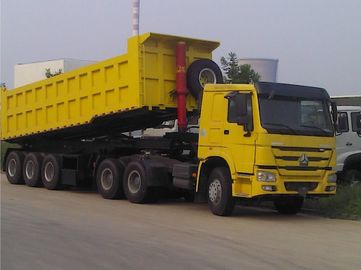 3 Achsen benutzte LKW-Anhänger, benutzter Kipper-Anhänger mit der 45 Tonnen-Nutzlast