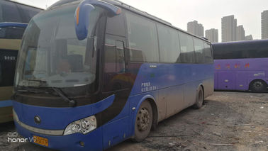 Blaue Luxus- Sitze benutzten Sitzer Yutong-Bus-39 2010-jährige Diesel-Yuchai-Maschine