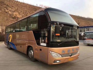ZK6122 49/55 Sitze Yutong verwendete Küstenmotorschiff-Bus-die linke Handfahrer-Tür-Gesichts-Dieselreise 2013 - 2016-jährig