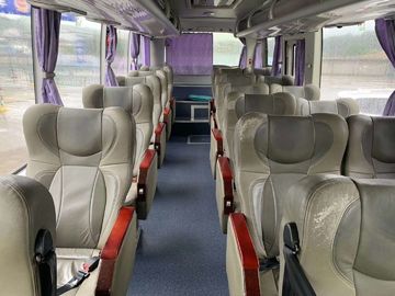 Reihe ZK6858 Yutong-Stadt-Bus, Sitzer-Bus-linke Handdieselsteuerung des Weiß-19 2015-jährig