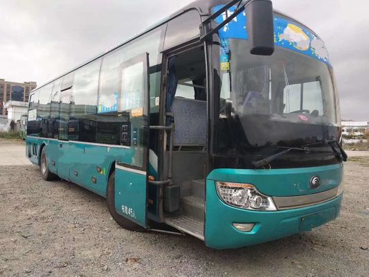 Sitze ZK6116HF 228kw 51 benutzten Yutong-Busse, die Passagier Luxussitzden niedrigen Kilometer-Akt transportiert, der LHD verpackt