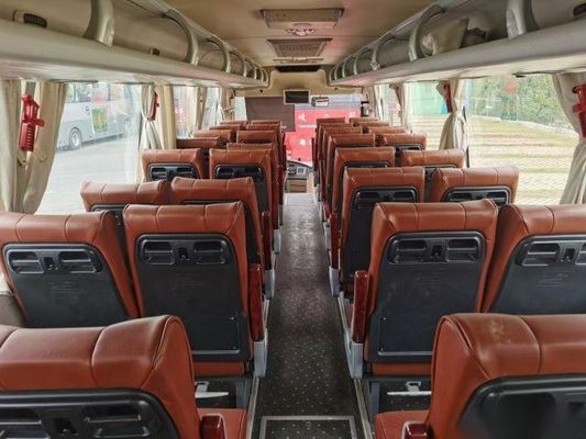 Heckmotor-Bus benutzte Passagier-Bus-Airbag-Fahrgestelle-linke Steuerungsledersitze WP 199kw Sitze YOUNGMAN JNP6108 39
