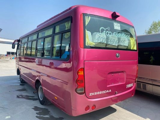 Verwendetes Yutong transportiert vorbildliche Sitze benutzte des Passagier-ZK6660 24 Stahlfahrgestelle Front Engine Left Steering Bus-des Euro-IV