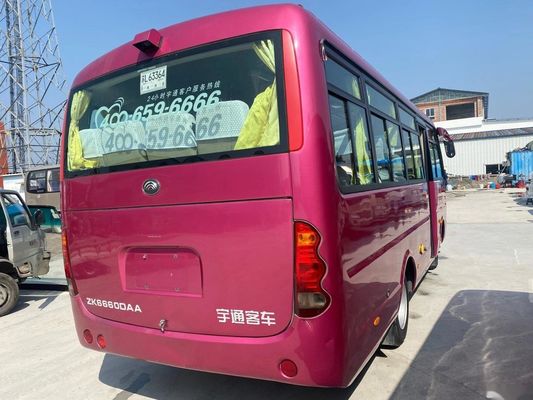Verwendetes Yutong transportiert vorbildliche Sitze benutzte des Passagier-ZK6660 24 Stahlfahrgestelle Front Engine Left Steering Bus-des Euro-IV