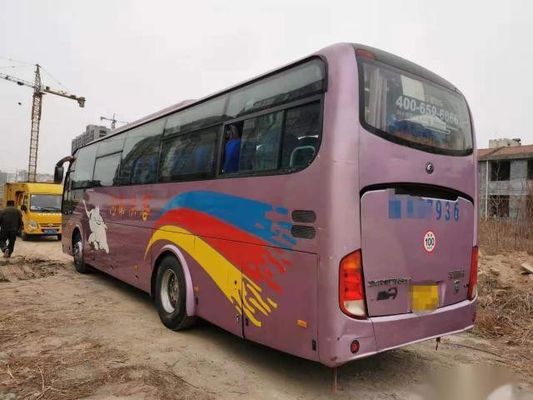Yutong ZK6107 verwendet des Trainer-Bus For Africa-gute Zustands-niedriger Kilometer Stahlfahrgestelle-47 Sitzlinker Lenkeuro-III