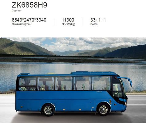6 Reifen nagelneue yutong Bus-Heckmotor 35 Sitze ZK6858 mit disoucnt Preis in der Förderung
