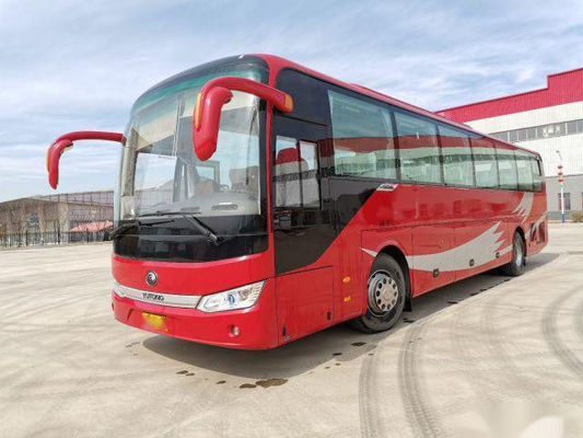 ZK6122 verwendete Trainer Bus Yutong Brand 55 Sitze 2017 Tief-Kilometer-Heckmotor-Stahlfahrgestelle Promi Sitze