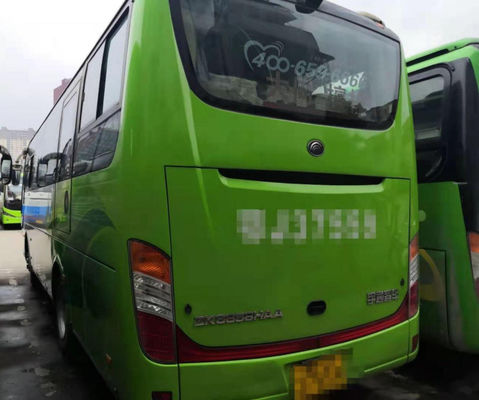 Verwendetes Yutong transportiert Fahrgestelle-einzelne Tür benutzten Passagier-Bus der Sitzzk6858 35 Stahl