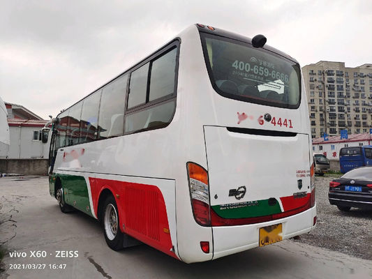 Verwendetes Yutong transportiert ZK6808 35 setzt Passagier-Bus-niedrigen Kilometer Yuchai-Maschinen-147kw
